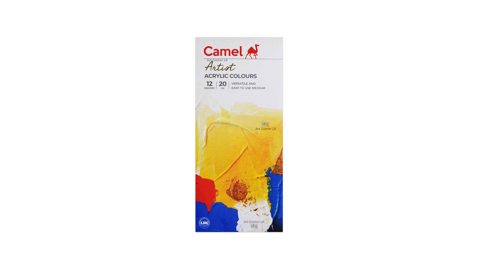 Camel Artist Acrylic Colours Tubes (20ml) - 12 Shades