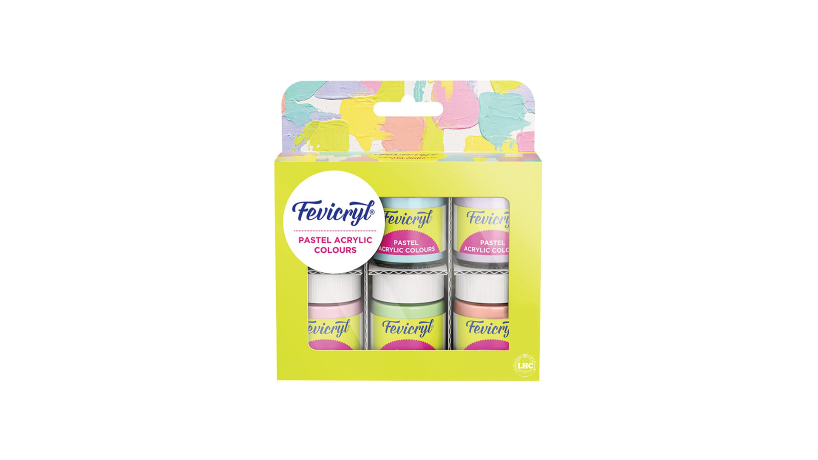 Fevicryl Pastel Acrylic Colours - 6 Shades