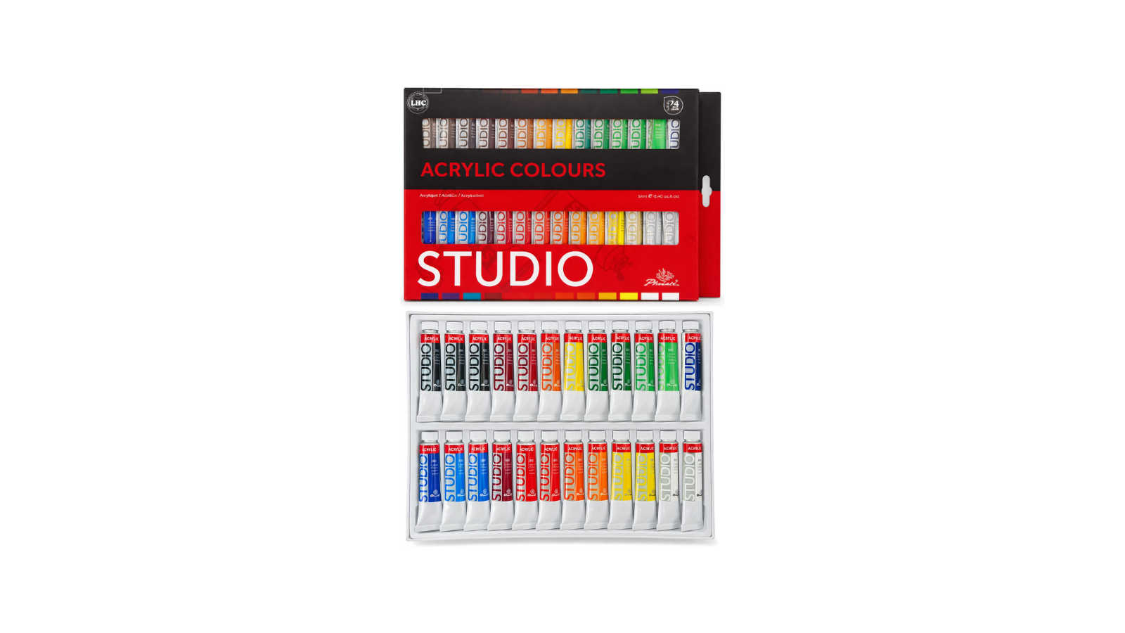 Phoenix Studio Acrylic Colours (12ml) - 24 Shades
