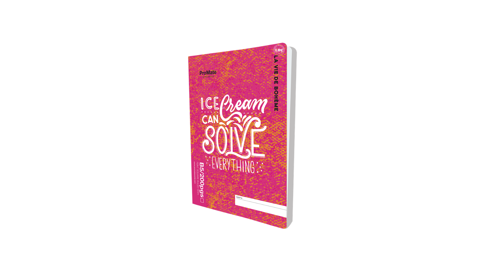 Promate B5 Exercise Book (200pgs) -  Square Rule