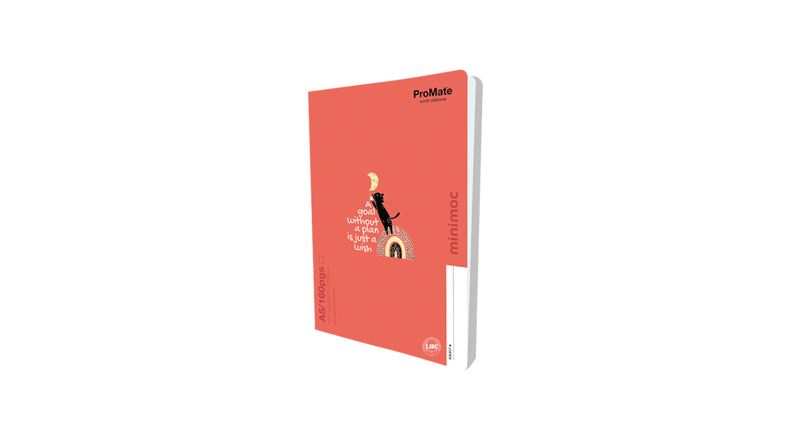 Promate A5 Exercise Book (160pgs) - Single Rule