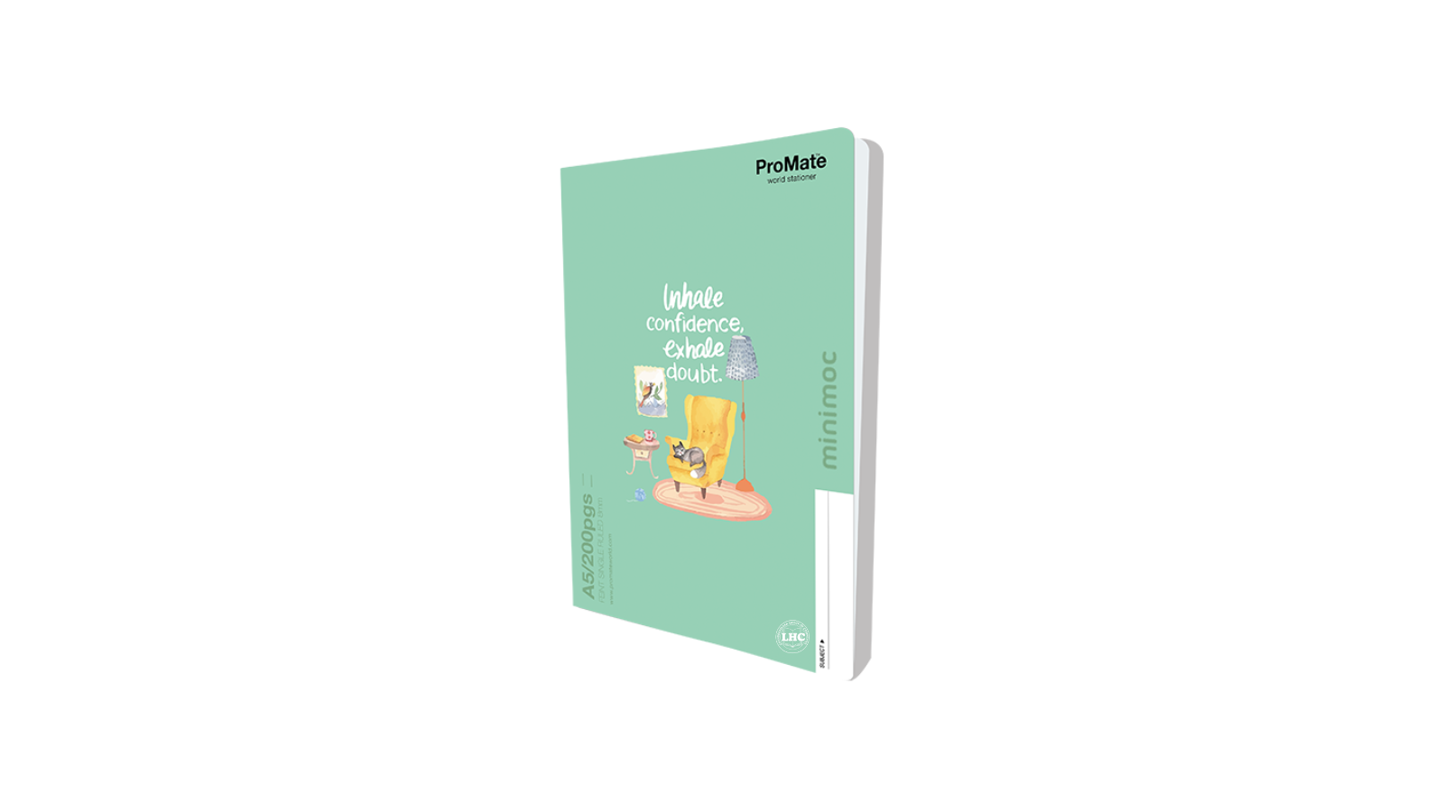 Promate A5 Exercise Book (200pgs) - Single Rule