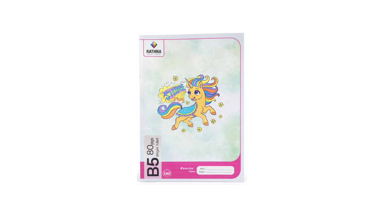Rathna B5 Exercise Book (80pgs) - Single Rule