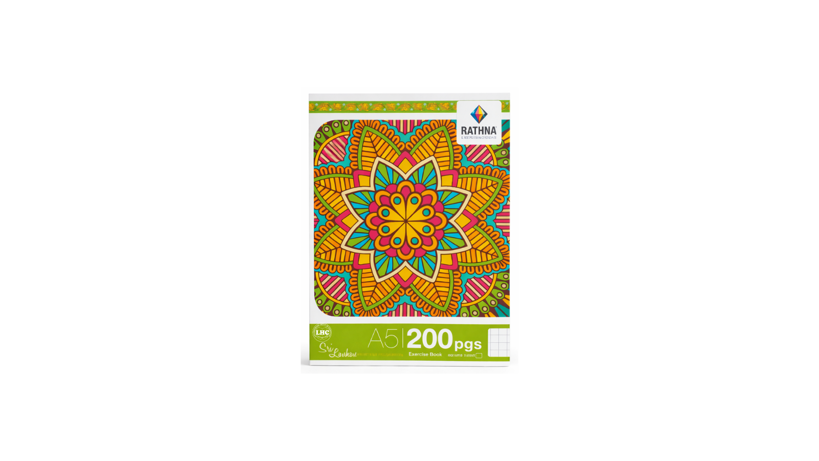 Rathna A5 Exercise Book (200pgs) - Square Rule