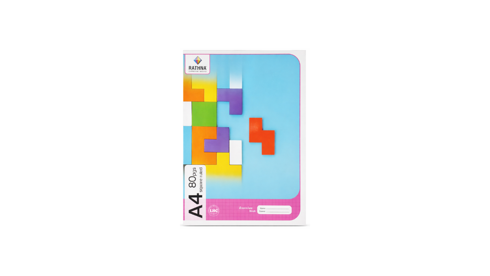 Rathna A4 CR Book (80pgs) - Square Rule