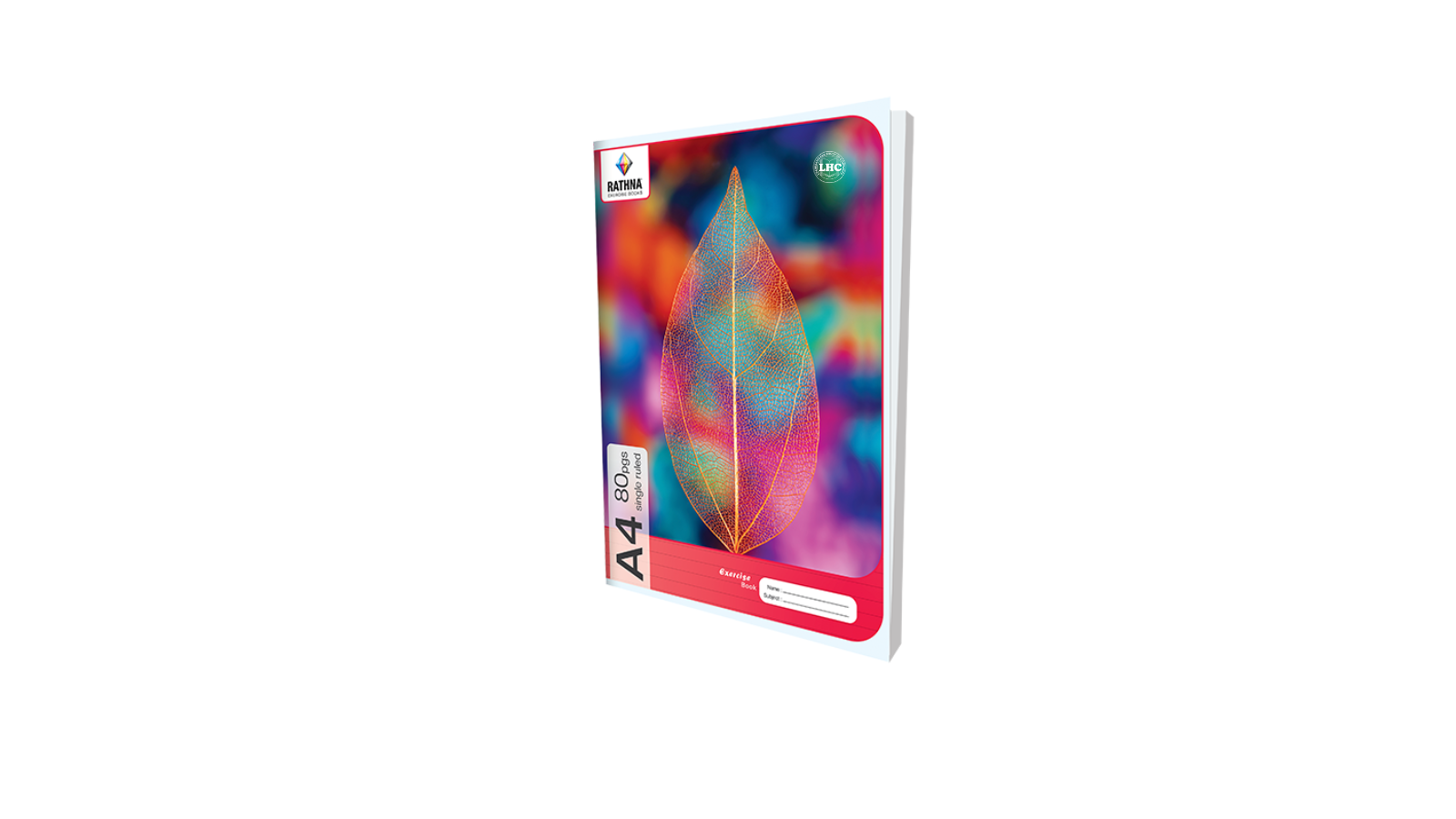 Rathna A4 CR Book (80pgs) - Single Rule