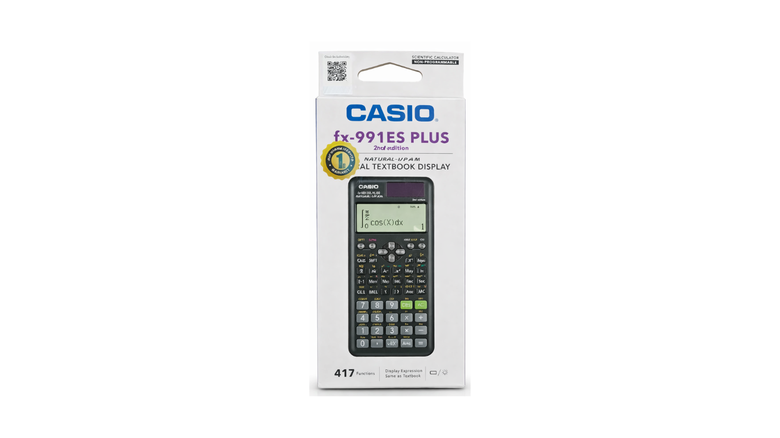 Casio Calculator - fx-991ES Plus 2nd edition