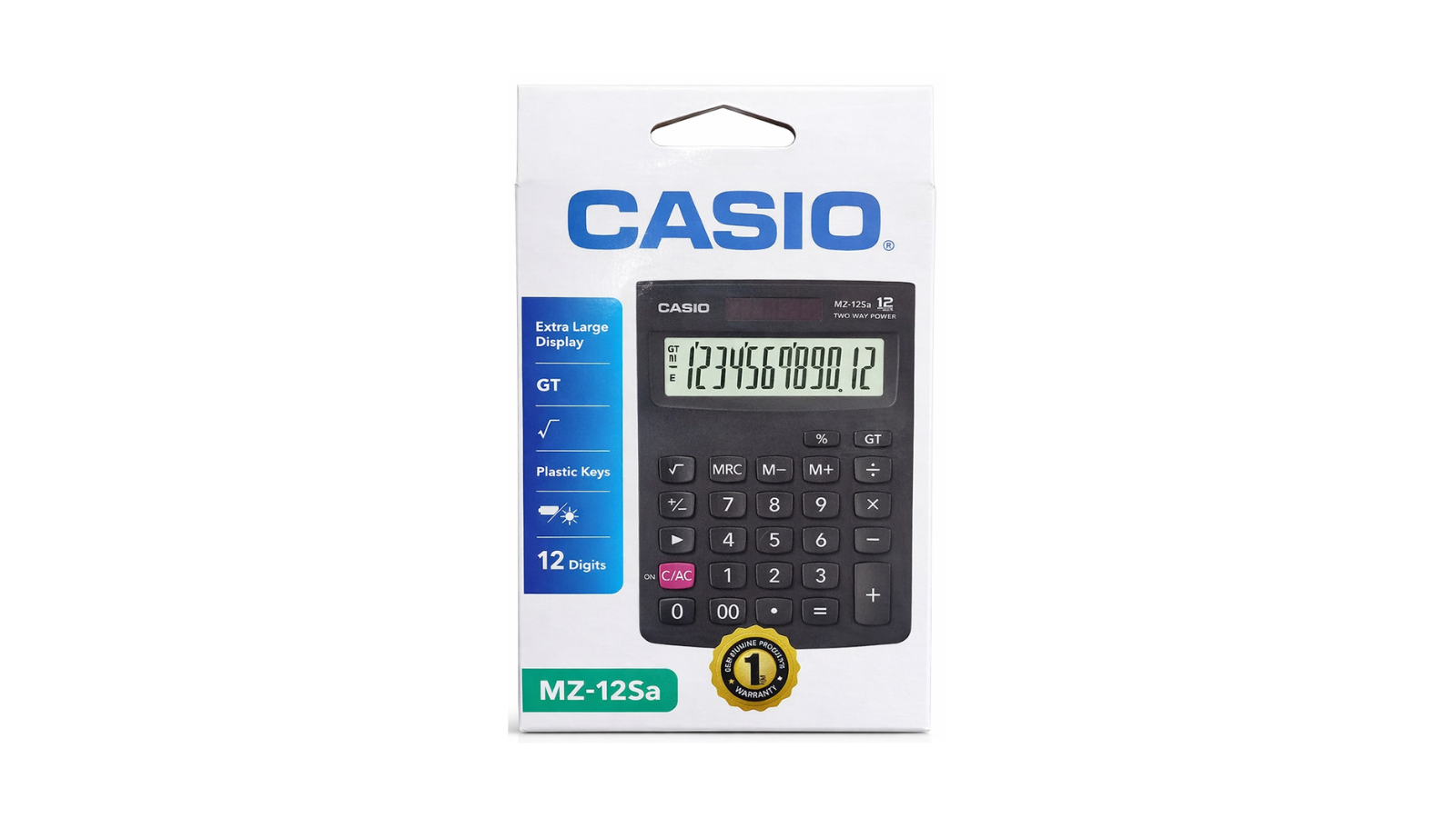 Casio Calculator - MZ-12Sa